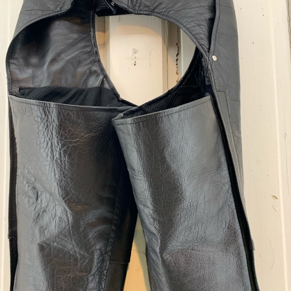 Zony Inc Black Leather Chaps - Picture 8 of 16